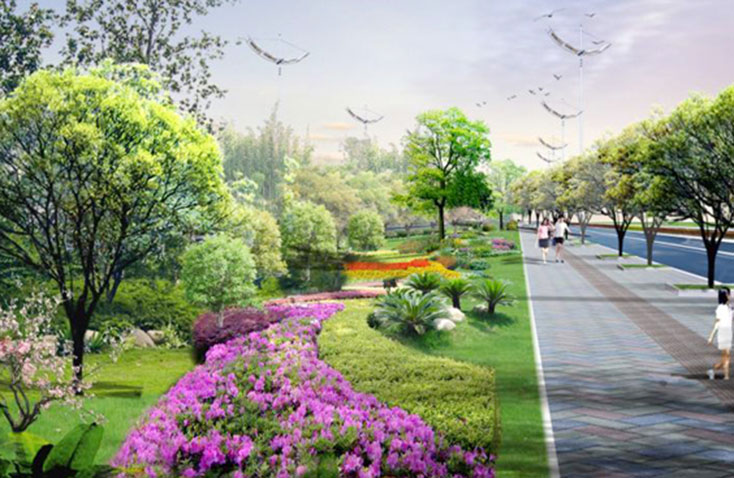 天童北路道路綠化 天童北路道路綠化